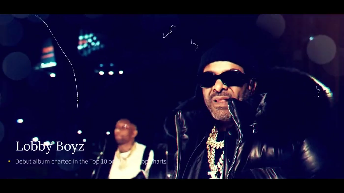 Frame from a label sizzle reel showing artists on a night shoot